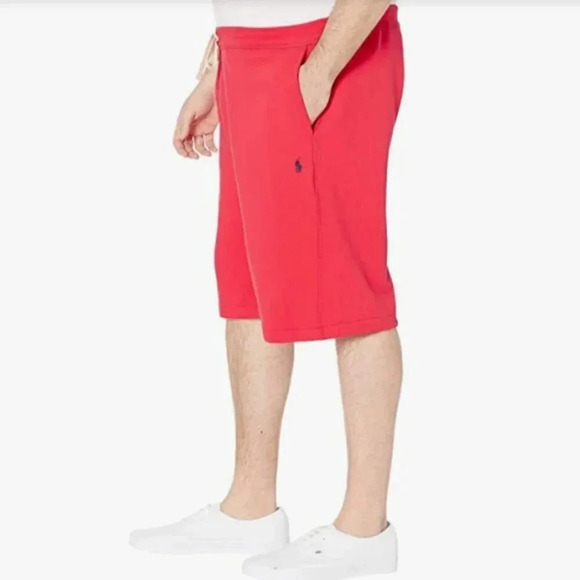 Polo Ralph Lauren Other - Polo Ralph Lauren Sweat Shorts Drawstring Cotton Stretch Red Mens Big & Tall 3XB